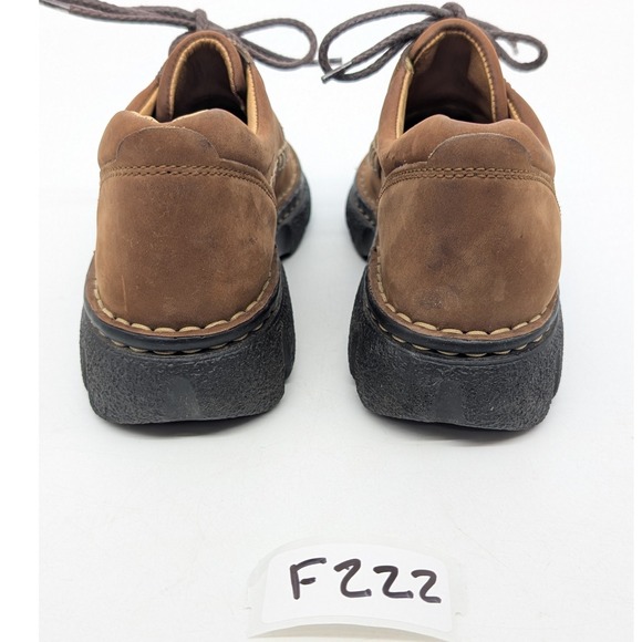 Börn M W B2346 Brown Leather Lace Up Oxford Shoes Women Size 38 - Picture 12 of 16